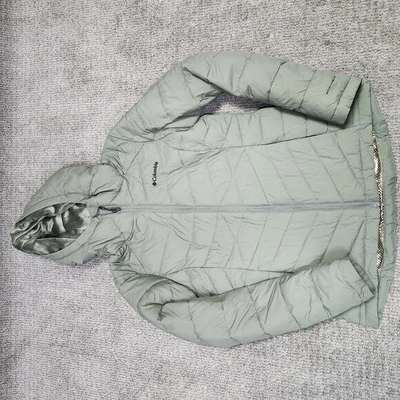 Columbia Jacket Green Omni Heat Long Sleeve Full Zip Women’s Size Small - Picture 8 of 13